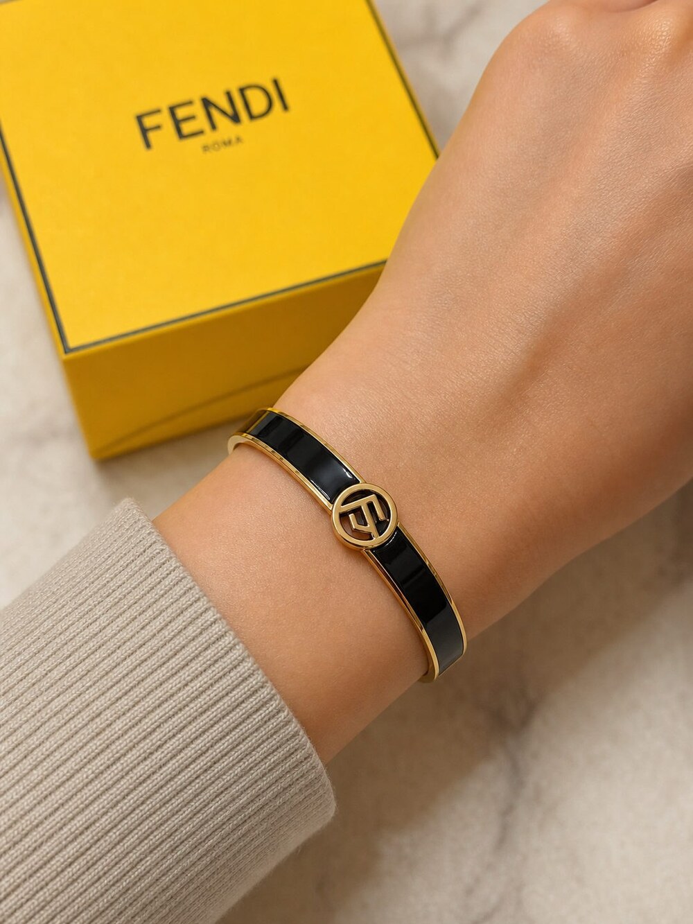 Fendi Modern Designer Bracelet Style 6 | New with Box - Picture 8 of 9